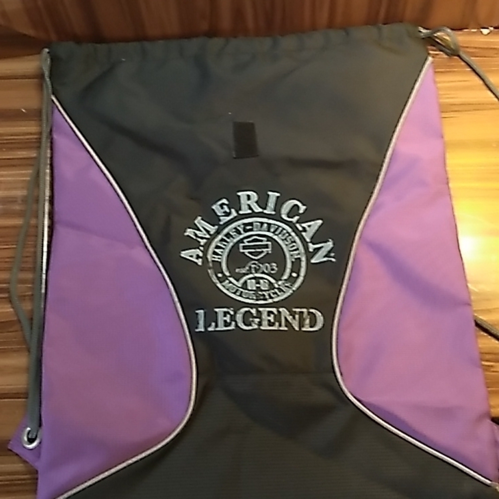 Harley Davidson black purple 💜 backpack motorcycle 🏍 purse